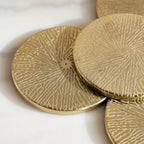 مجموعة من 4 قواعد أكواب ميتاليكو