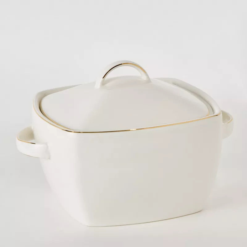 وعاء تقديم الحساء الحديث سعة 4 لترات