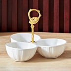 The Leaf Trio Serving bowls 23x23x15 cm